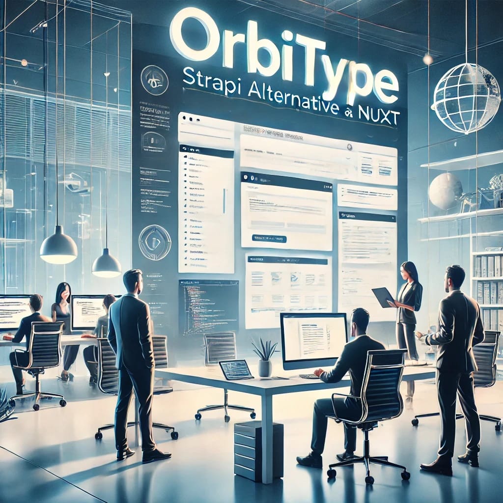 Featured image for Orbitype: Die führende Strapi-Alternative und Nuxt Headless CMS
